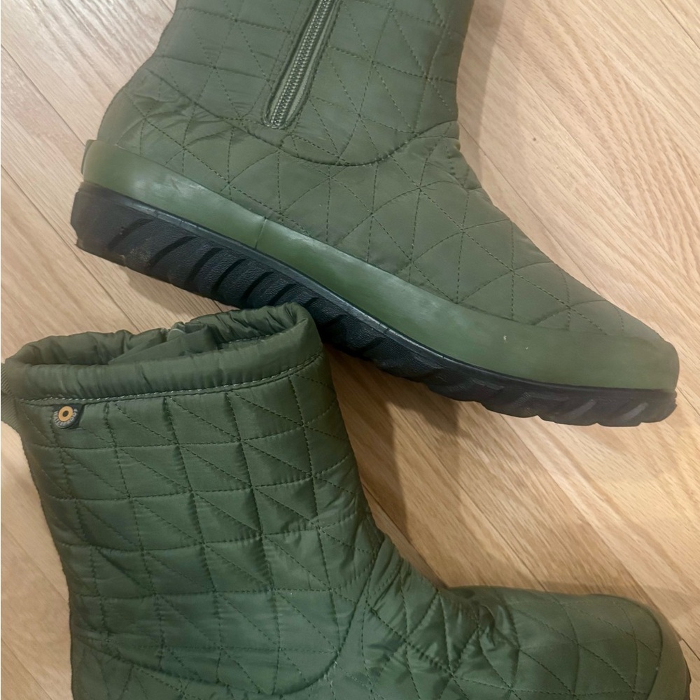Bogs Snowday II BOOTS OLIVE SIZE 9